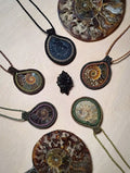 Ancient Spiral Ammonite Pendant Collection