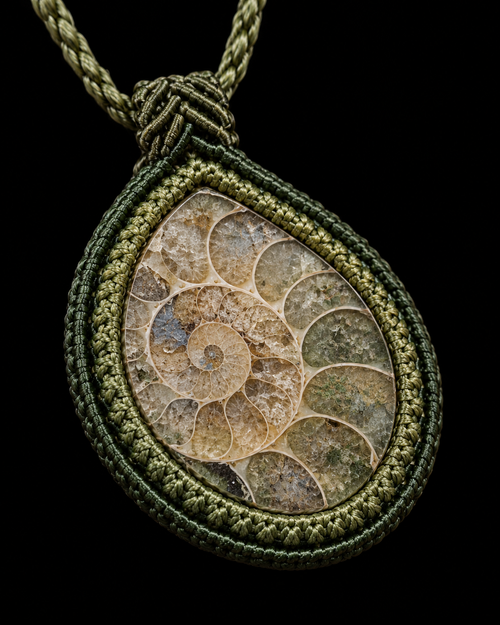 Ancient Spiral Ammonite Pendant Collection