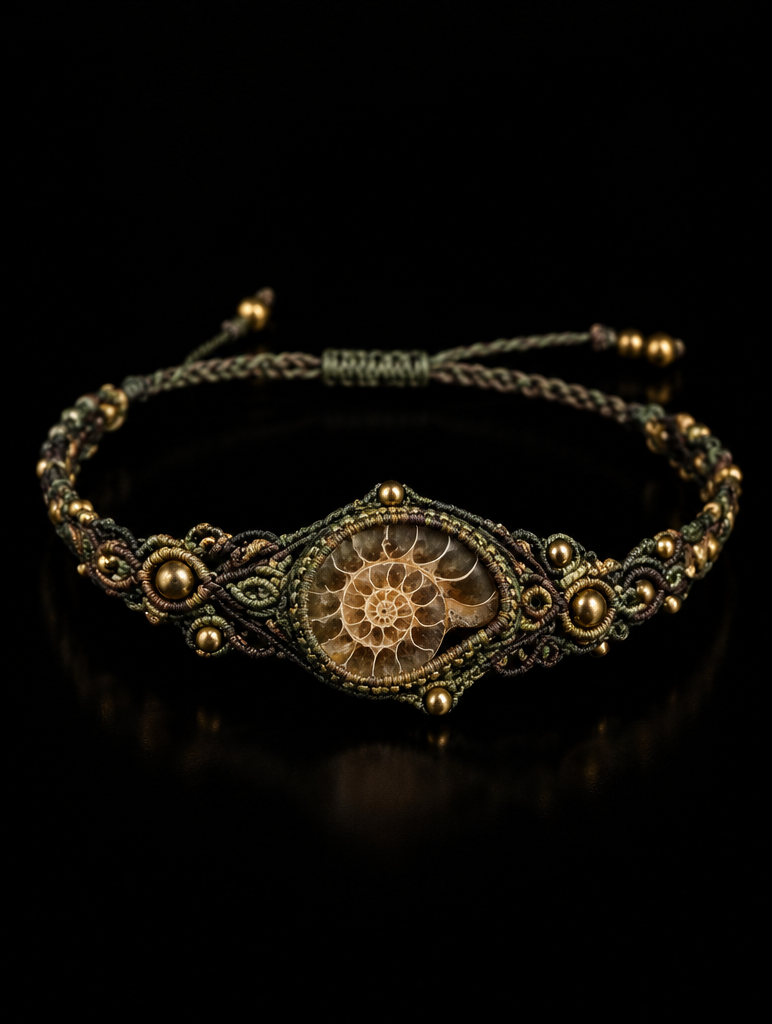 Ancient Spiral Ammonite Bracelet