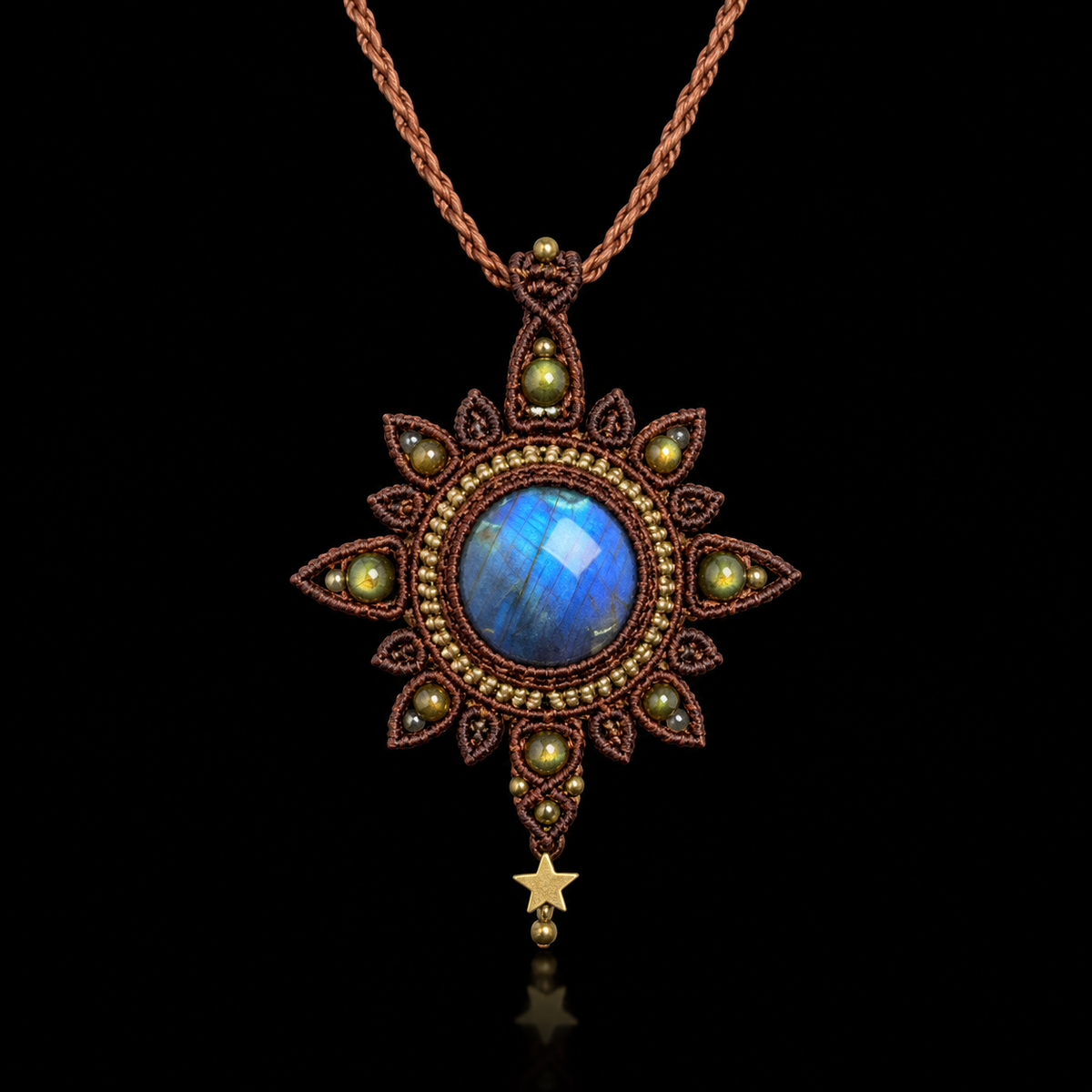 Solaris Labradorite Sun Pendant