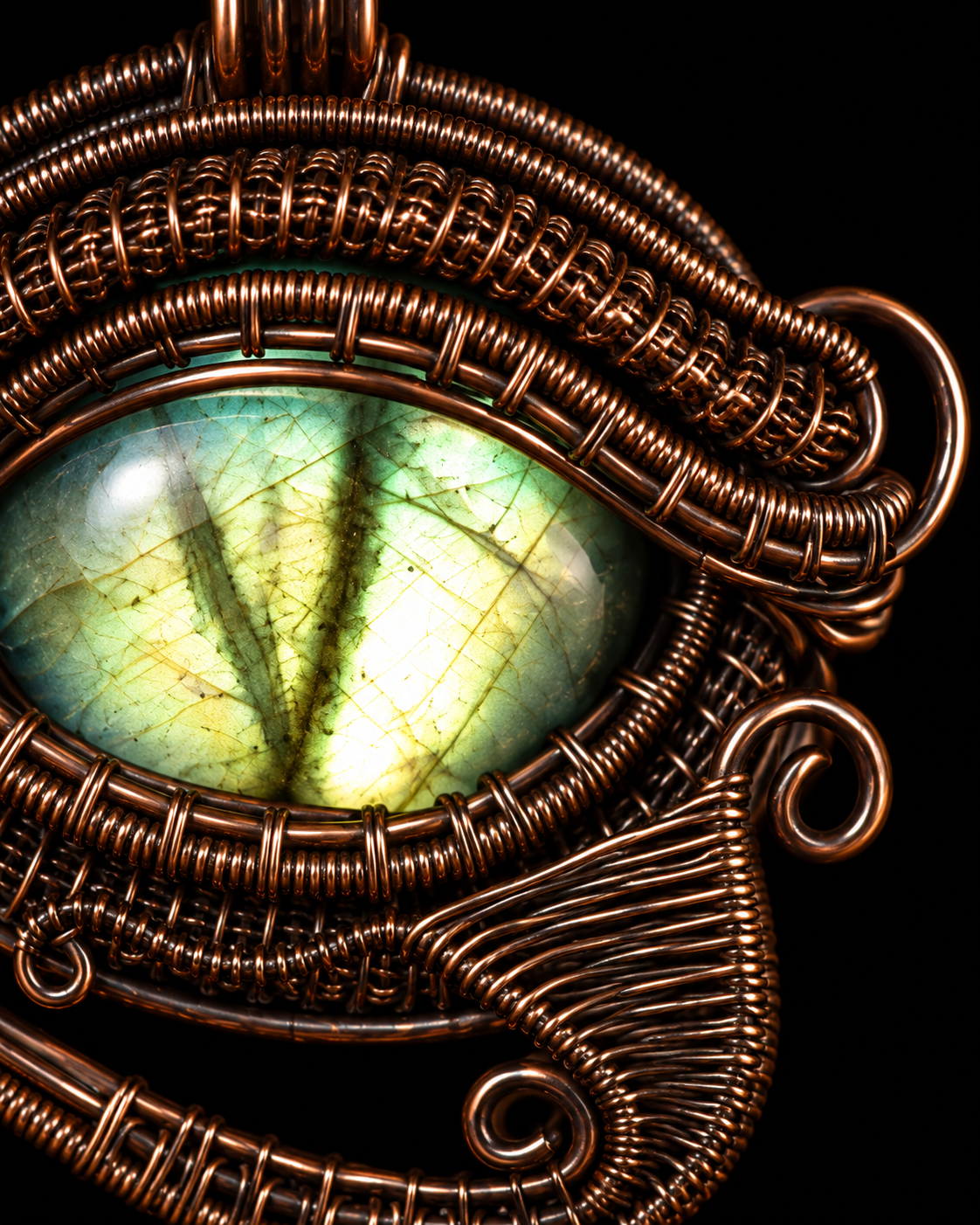 Eye of Horus Labradorite Necklace
